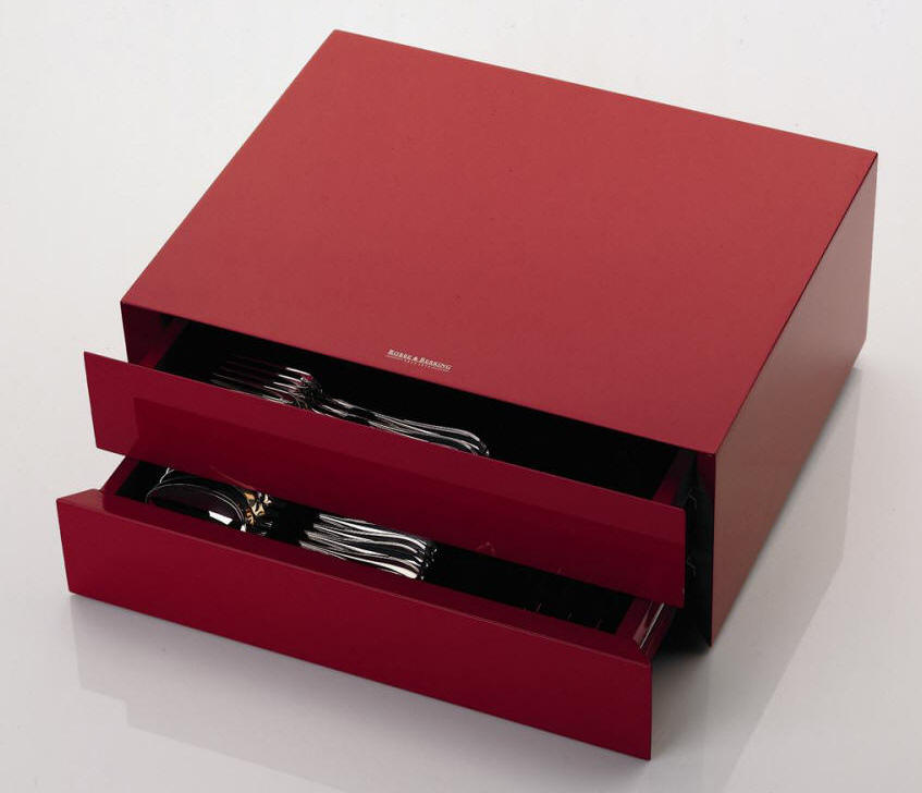 Flatware Chests flatware chests in mahogany, red lacquer, pearwood by